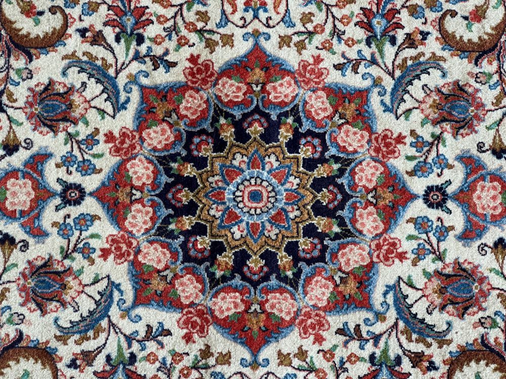 Sarouk Persian Natural Red Blue 4-7x7-3 cu | Manoukian Rugs™