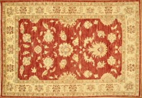 05170 Peshawar Afghan Red Beige 3-11x5-7 | Manoukian Rugs™