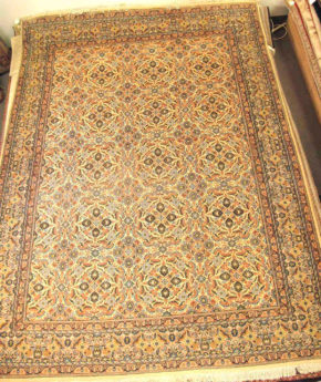 Meshed Persian White Beige 9-9x13 | Manoukian Rugs™