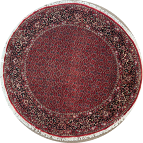 bijar persian red blue white 6-7 round full