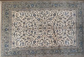 vintage keshan persian 9-6x14 ws