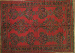 Oushak Turkish Red Green 7-1-x-9-9 full