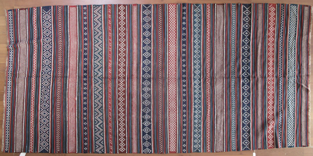 05710 Jejim Caucasian Blue & Red 4-10x10 | Manoukian Rugs™