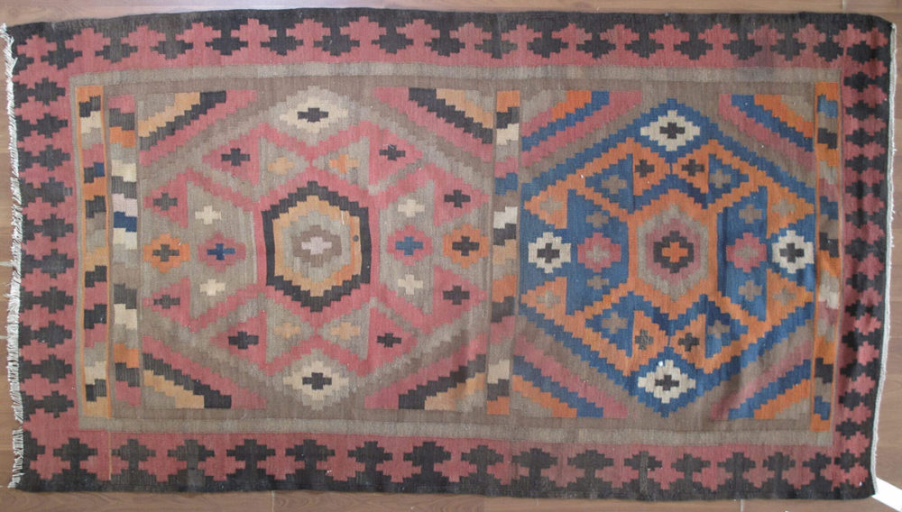 Flat Weave, Kurdish (4' 1" x 7' 5")