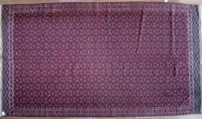 Kilim Yamoud Red & Black 6-10x12-4 | Manoukian Rugs™