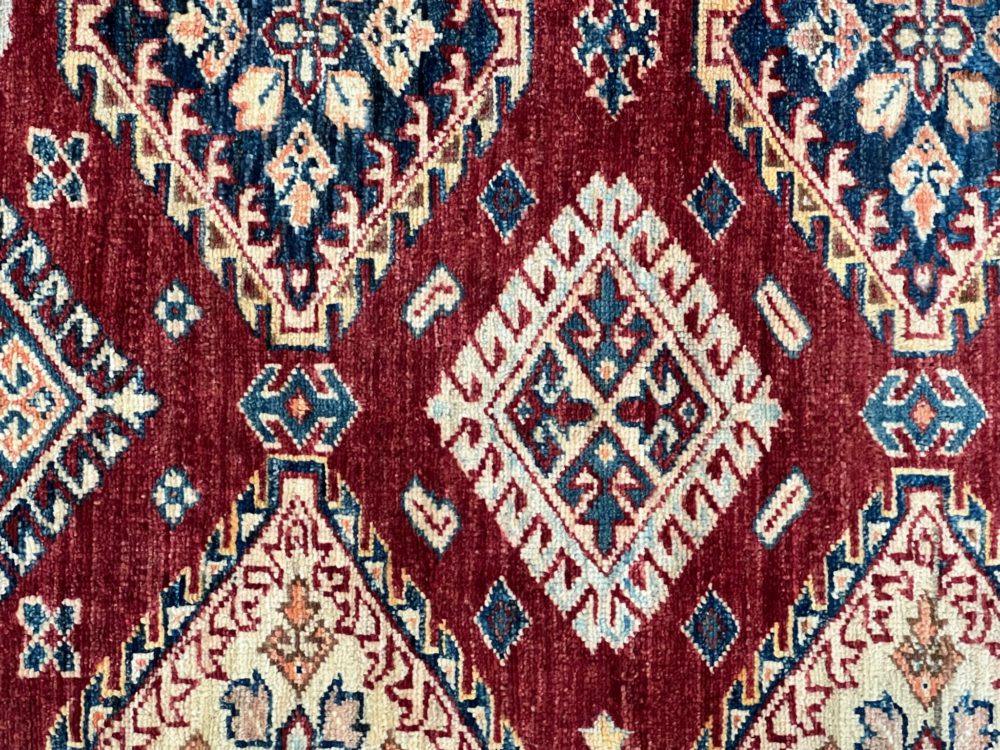 super kazak afghan 3-6x5-5 cu