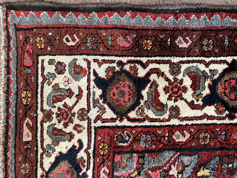 antique babicabad persian 4-1x6-7 corner