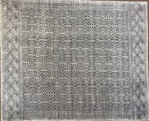 Contemporary Indian White Gray 8x10 | Manoukian Rugs™