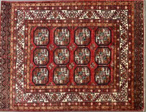 SS102882T376 Contemporary Pakistani Natural Orange Red 5x6-6 | Manoukian Rugs™