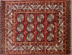 SS102882T376 Contemporary Pakistani Natural Orange Red 5x6-6 | Manoukian Rugs™